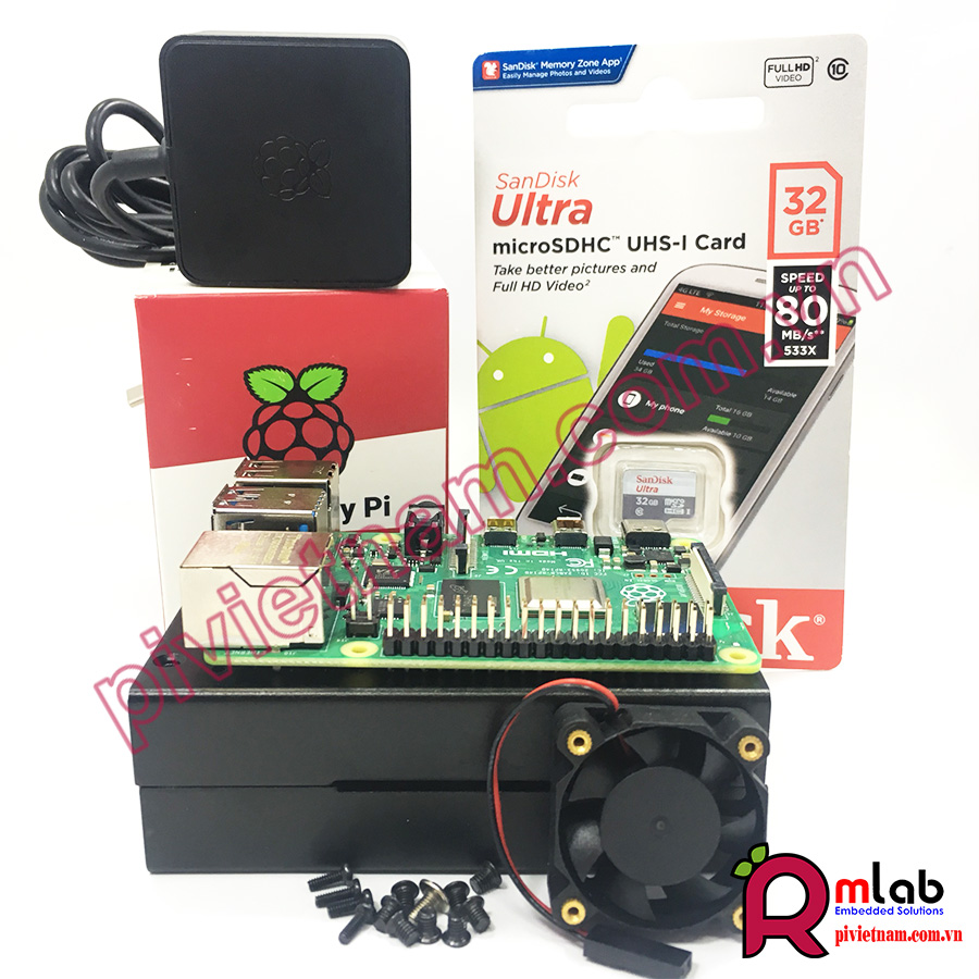 Bộ sản phẩm Raspberry Pi 4 (2GB RAM) Special