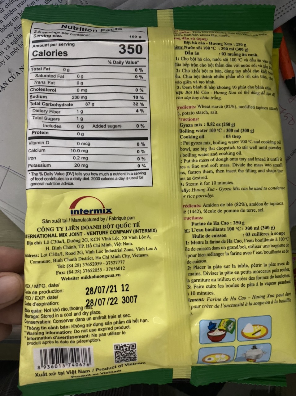 Bột Há Cảo Mikko 250g