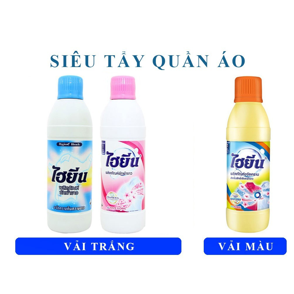 Nước Tẩy Quần Áo Hygiene Thái Lan 250ml