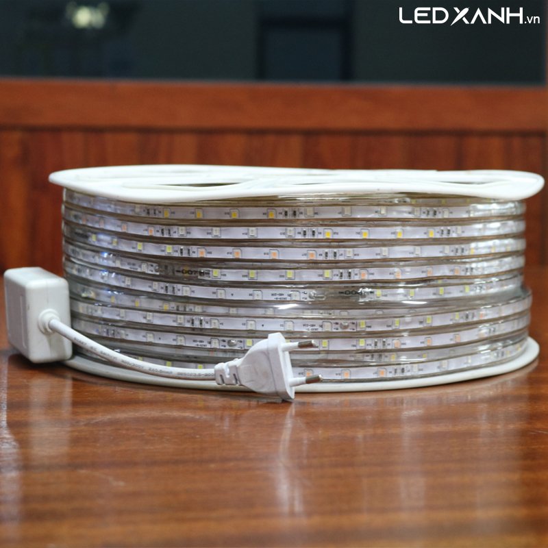 Led dây 2835 nhiều màu đuổi, 48 led ( sét 10m kèm nguồn nháy)