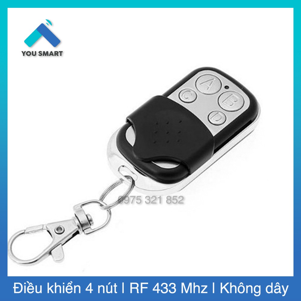 Remote RF 433 Mhz công tắc Tuya Sonoff 4 nút