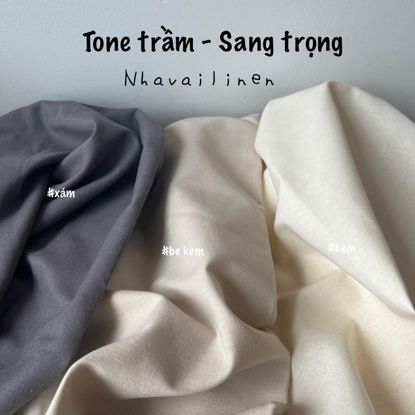 [HCM]LINEN BỘT DÀY TRƠN CAO CẤP NHÀ VẢI LINEN