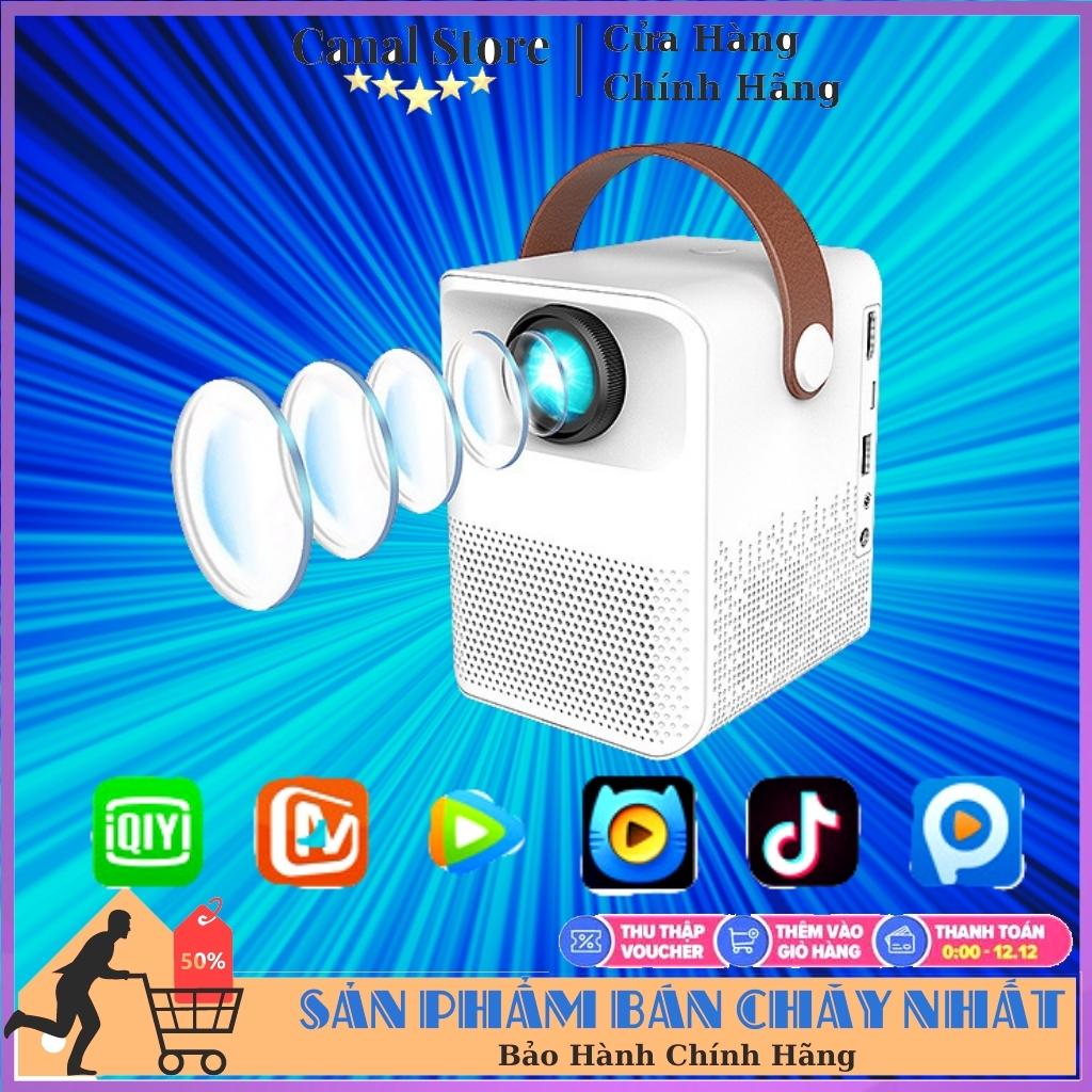 Máy chiếu mini hệ điều hành android kết nối điện thoại full hd 1080 - máy chiếu project mini, máy chiếu mini, máy chiếu không cần màn chất lượng cao, máy chiếu koogold kết nối wifi, âm thanh chân thực, hình ảnh sắc nét,