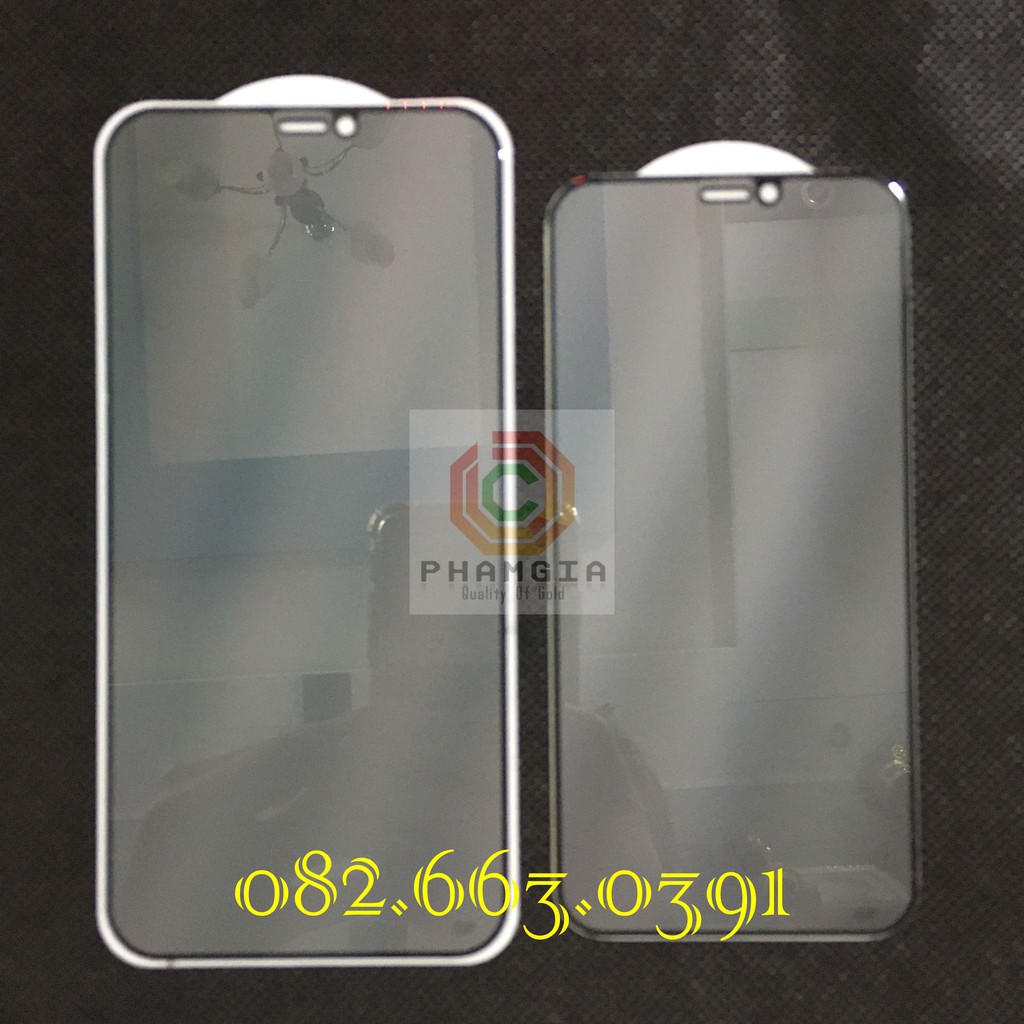 Kính cường lực chống nhìn trộm IPhone 12 / Iphone 12 pro/ IPhone 12 pro max / IPhone 12 mini siêu bền