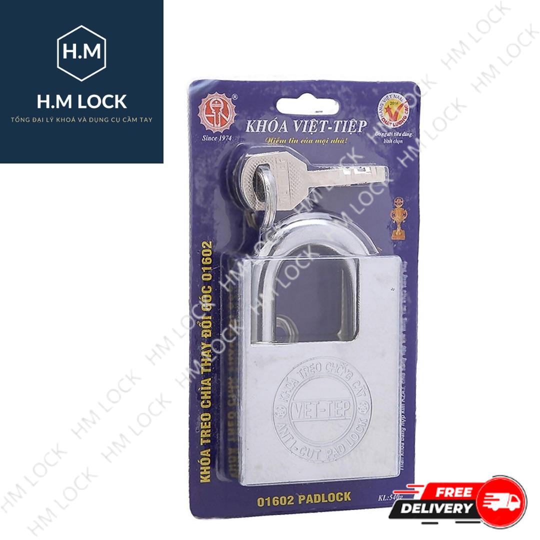 Ổ KHOÁ VIỆT TIỆP LỚN 96 x 60mm CHỐNG CẮT - HỢP KIM CAO CẤP - HM LOCK