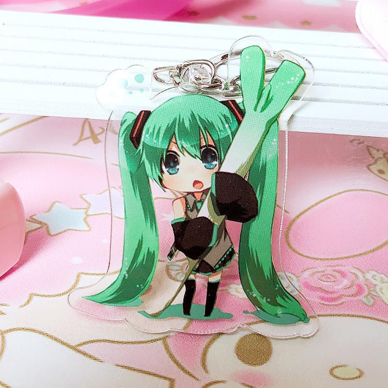[7-11/12 VOUCHER 8%][thanh lý bán lỗ] Móc khóa Anime mica - Miku [AAM] [PGN18]