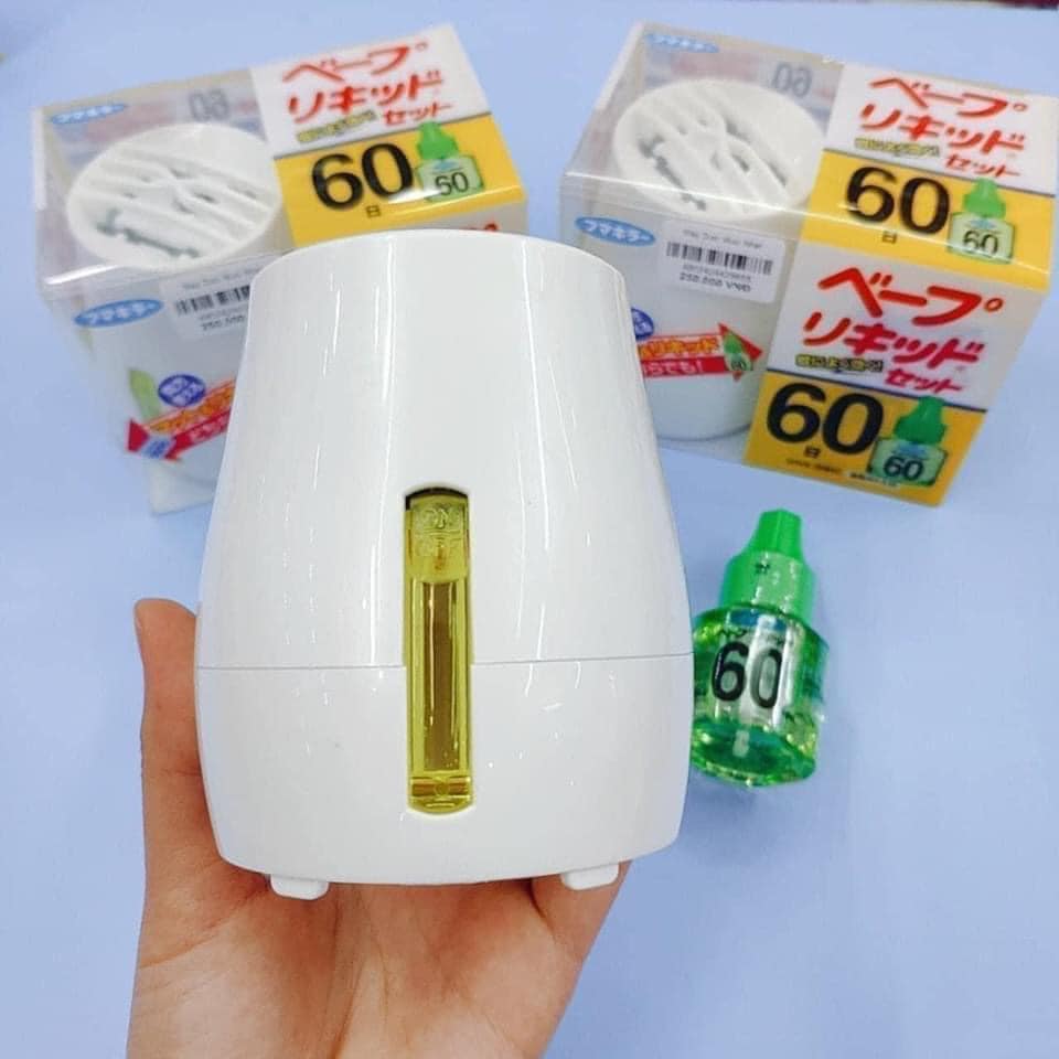 Máy Đuổi Muỗi Vape 60 Ngày Nhật Bản