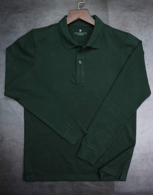 Áo dài tay polo Cotton mịn màng - September7th