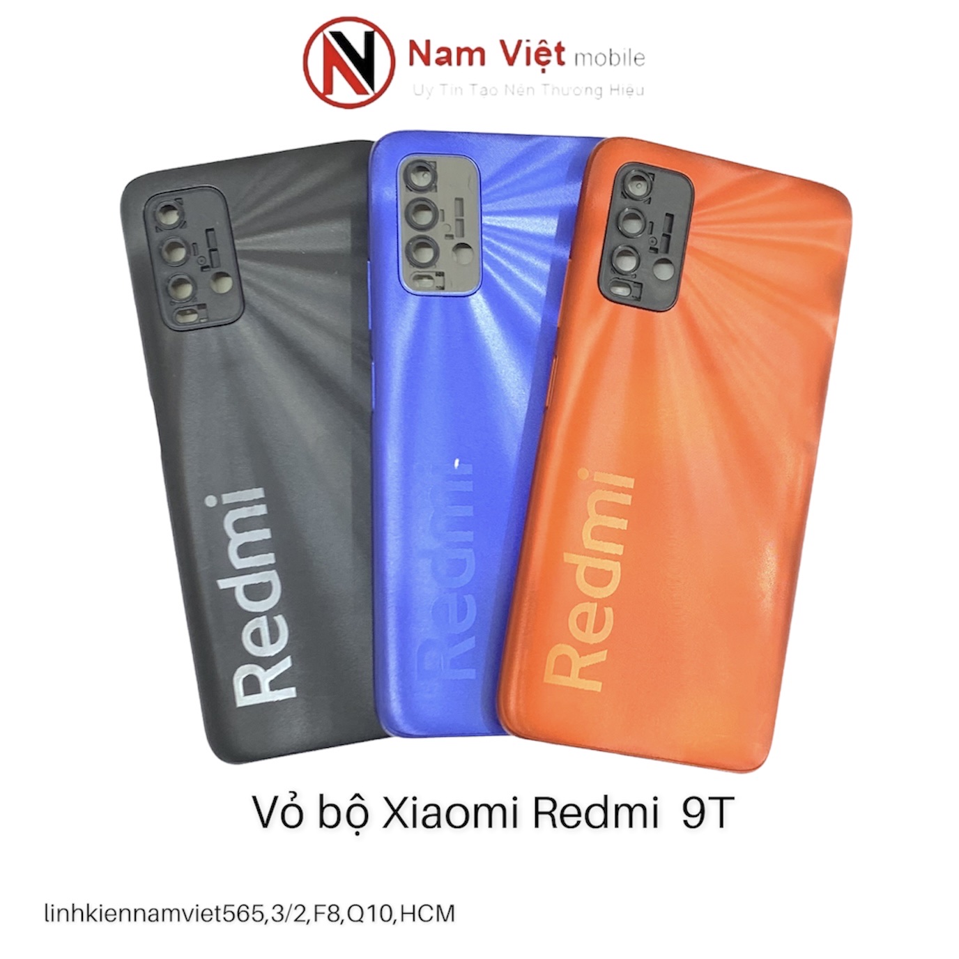Vỏ bộ Xiaomi Redmi 9T ( khai sim , nút , kính camera ) new