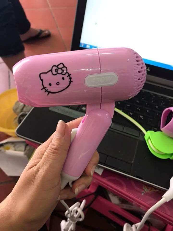 Máy Sấy Tóc Mini Hình Thú Gấp Gọn Dễ Thương