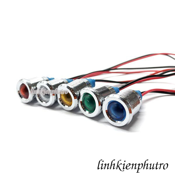 [HCM]Đèn Báo Chống Nước 12mm 220V