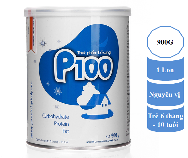 Sữa P100 - Dành cho trẻ biếng ăn, suy dinh dưỡng  (400G/900G)