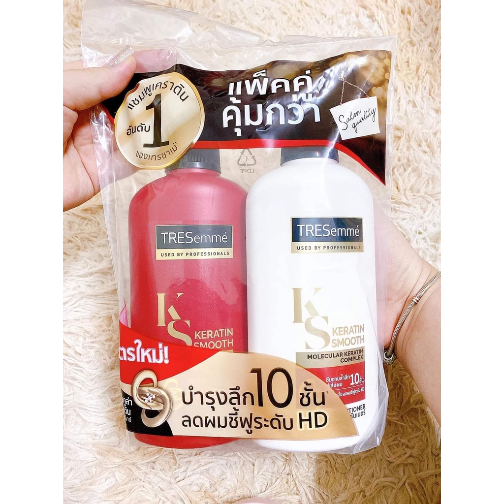 CẶP GỘI VÀ XẢ Tresemme Thái Lan 450ML