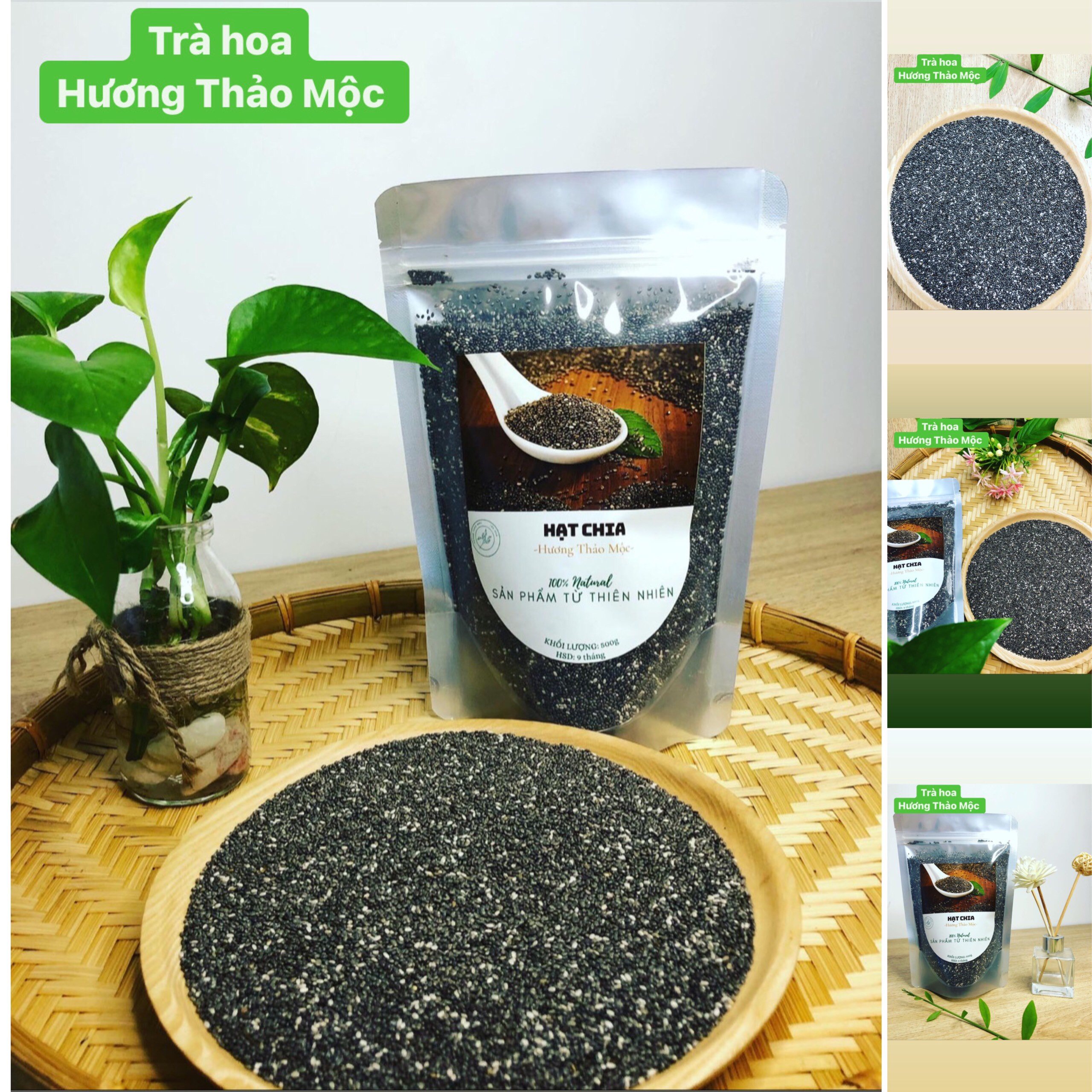 Sâm Bí Đao Nấu 12 - 15 Lít nước (Tặng Kèm Đường Phèn, Hạt Chia)