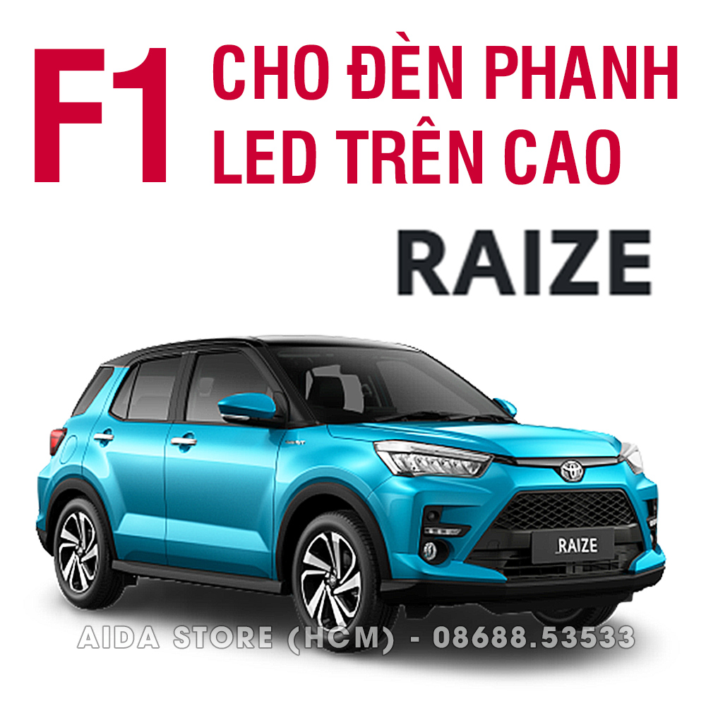 [HCM]TOYOTA - Mạch sẵn giắc tạo chớp nháy F1 cho đèn phanh LED trên cao Vios, Innova, Rush, Fortuner, 4Runner, Highlander, Sienna, Prius V, Camry, Corolla Altis