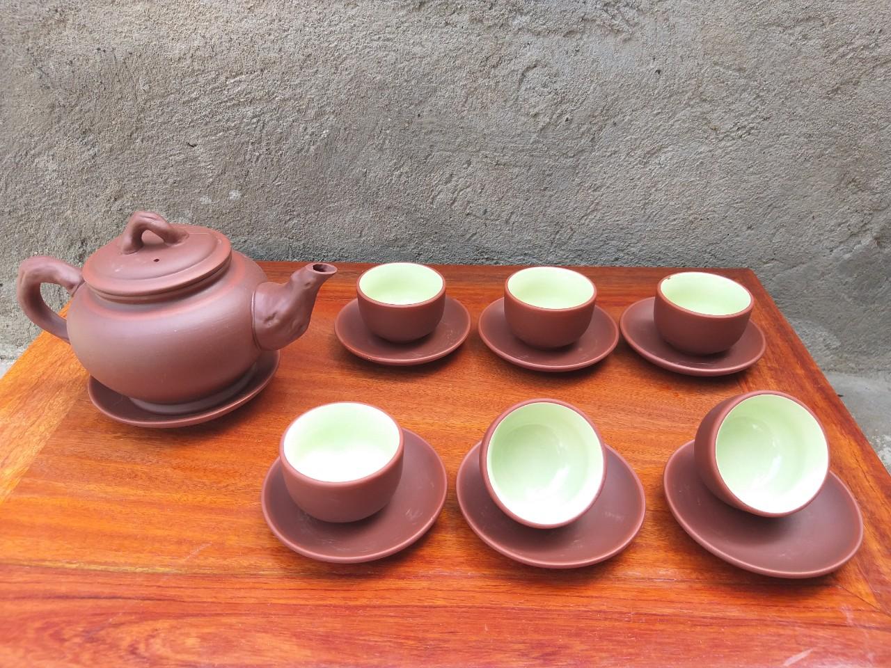 Bộ Ấm Trà Đất Tử Sa (Không Khay) - mẫu mới