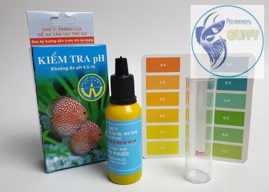 Dung dịch kiểm tra độ pH nước hồ cá