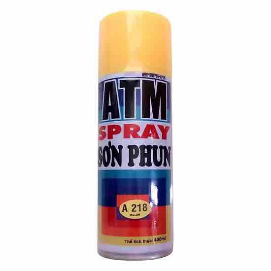 Sơn xịt ATM A218 400ml ( màu vàng )