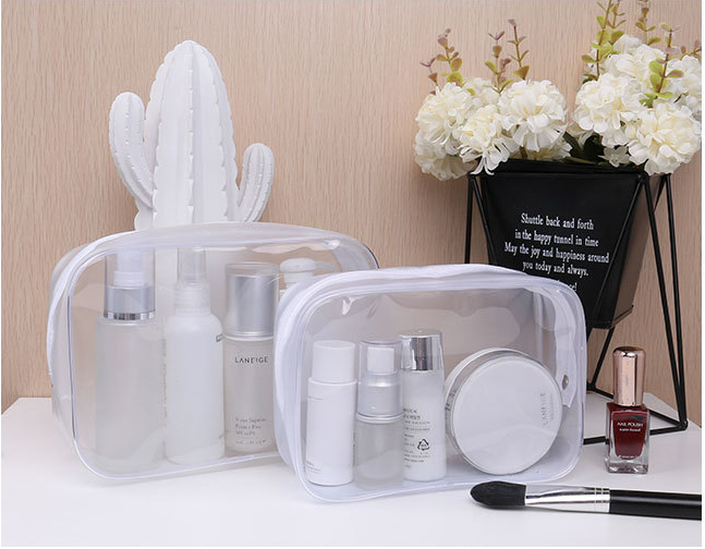 Túi đựng mỹ phẩm du lịch Pure White
