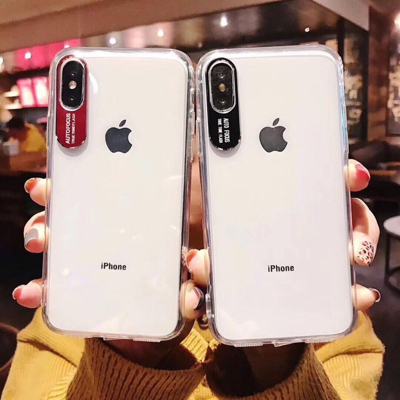ỐP LƯNG CHỐNG Ố - BẢO VỆ CAMERA - HIỆU AUTO FORCUS DÀNH CHO Iphone 6/6plus/7/8/7plus/8plus/X/Xs Max (Trong Suốt)