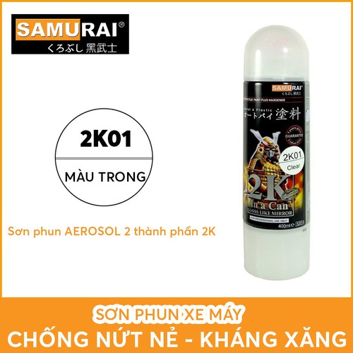 Sơn Samurai 2K - Sơn bóng màu trong 2K01