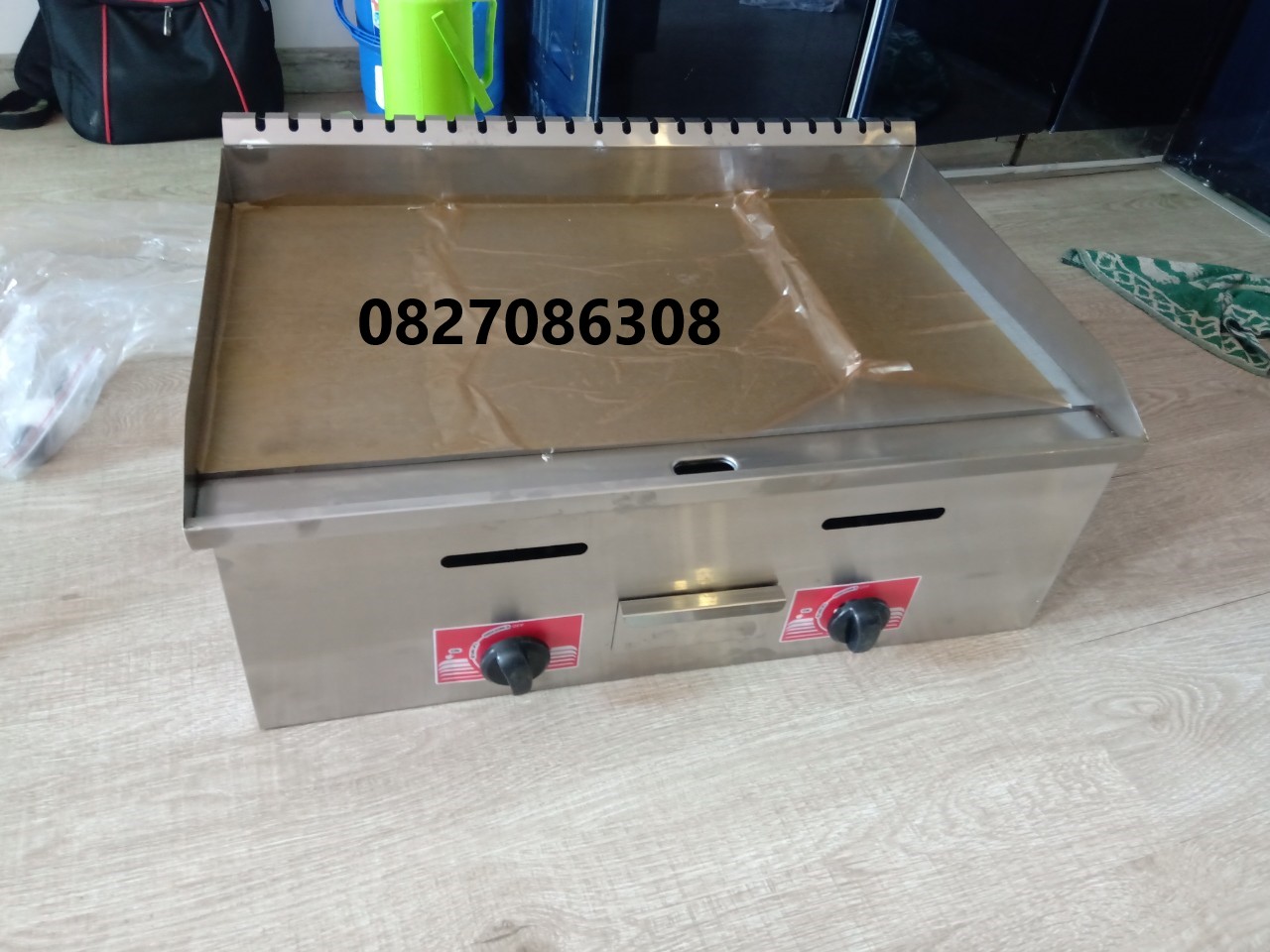 Bếp rán phẳng, bếp chiên rán thực phẩm dùng gas