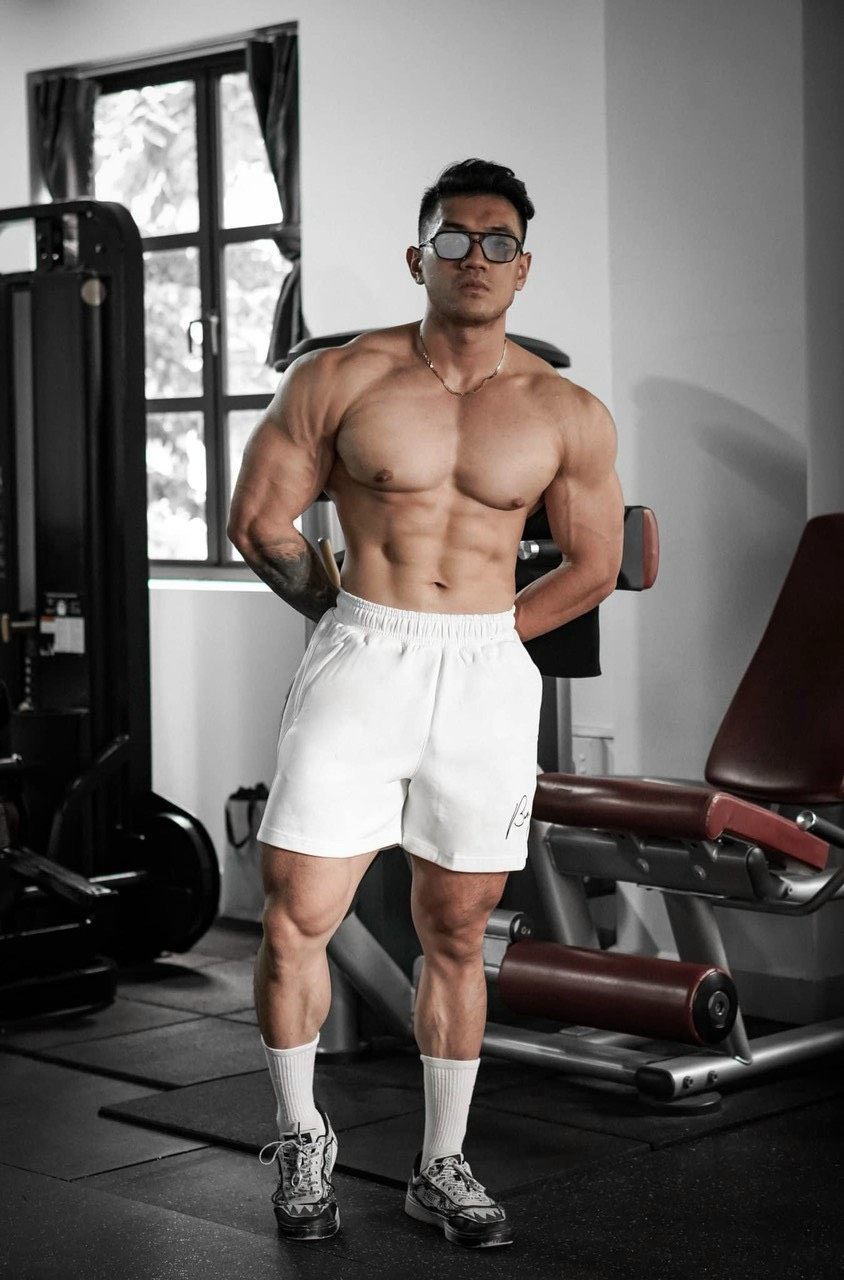 Quần đùi Gym Nam Cbum Thun Da Cá hót