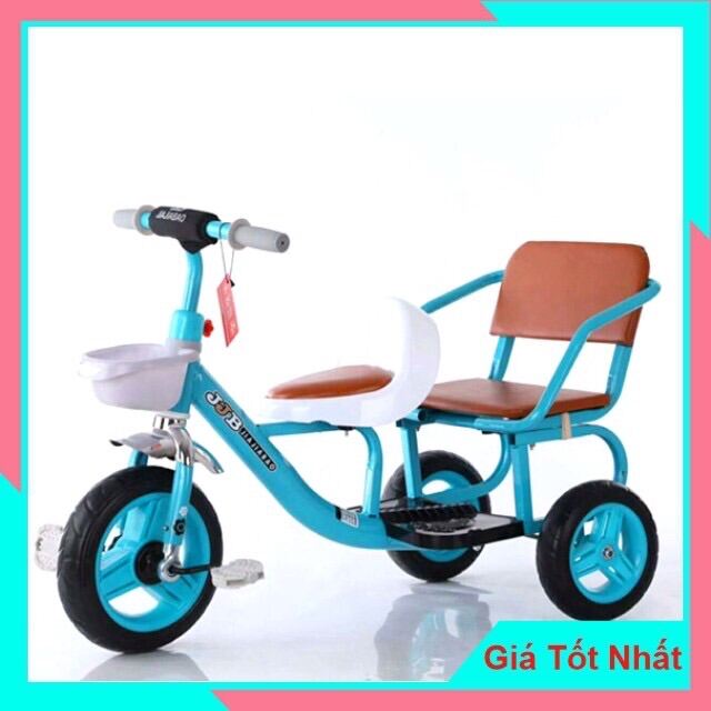 [FREESHIP MAX + MÃ GIẢM GIÁ] - XE XÍCH LÔ, XE ĐẠP ĐÔI CHO BÉ ( ảnh thật, video thật)