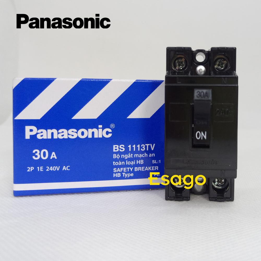 [30A] Cầu dao ngắt mạch an toàn PANASONIC 30A loại 2 cực 1 tiếp điểm