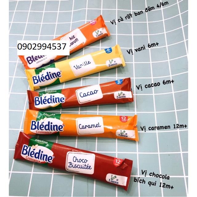 Bột pha sữa Bledina Pháp các vị 400gr