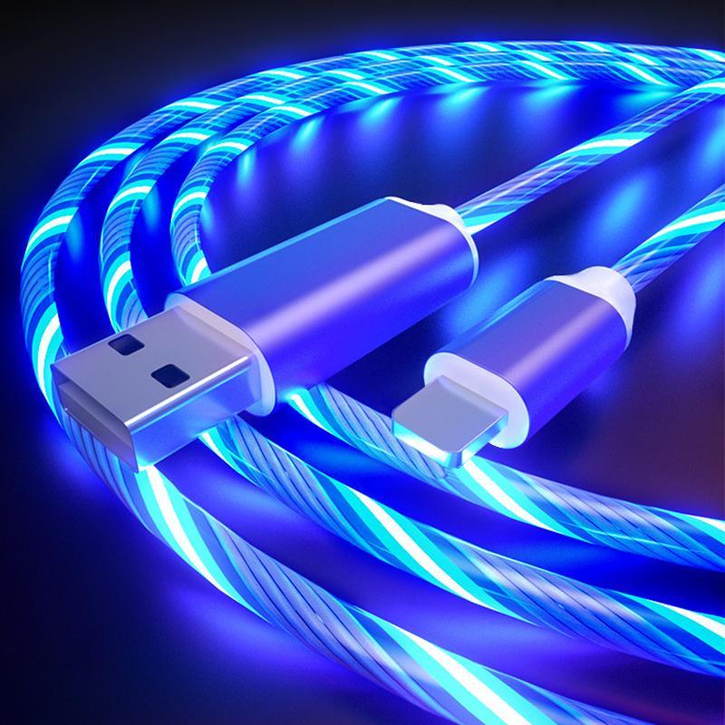 Cáp xạc nam châm phát sáng 3 đầu