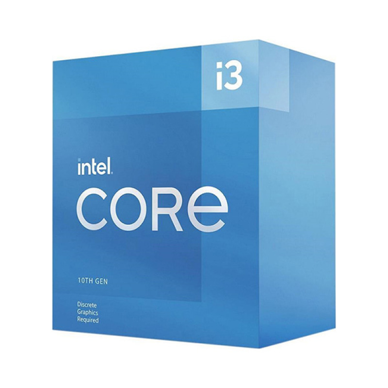CPU Intel Core i3-10100F (3.6GHz turbo up to 4.3Ghz, 4 nhân 8 luồng, 6MB Cache, 65W) - Socket Intel LGA 1200 Newbox