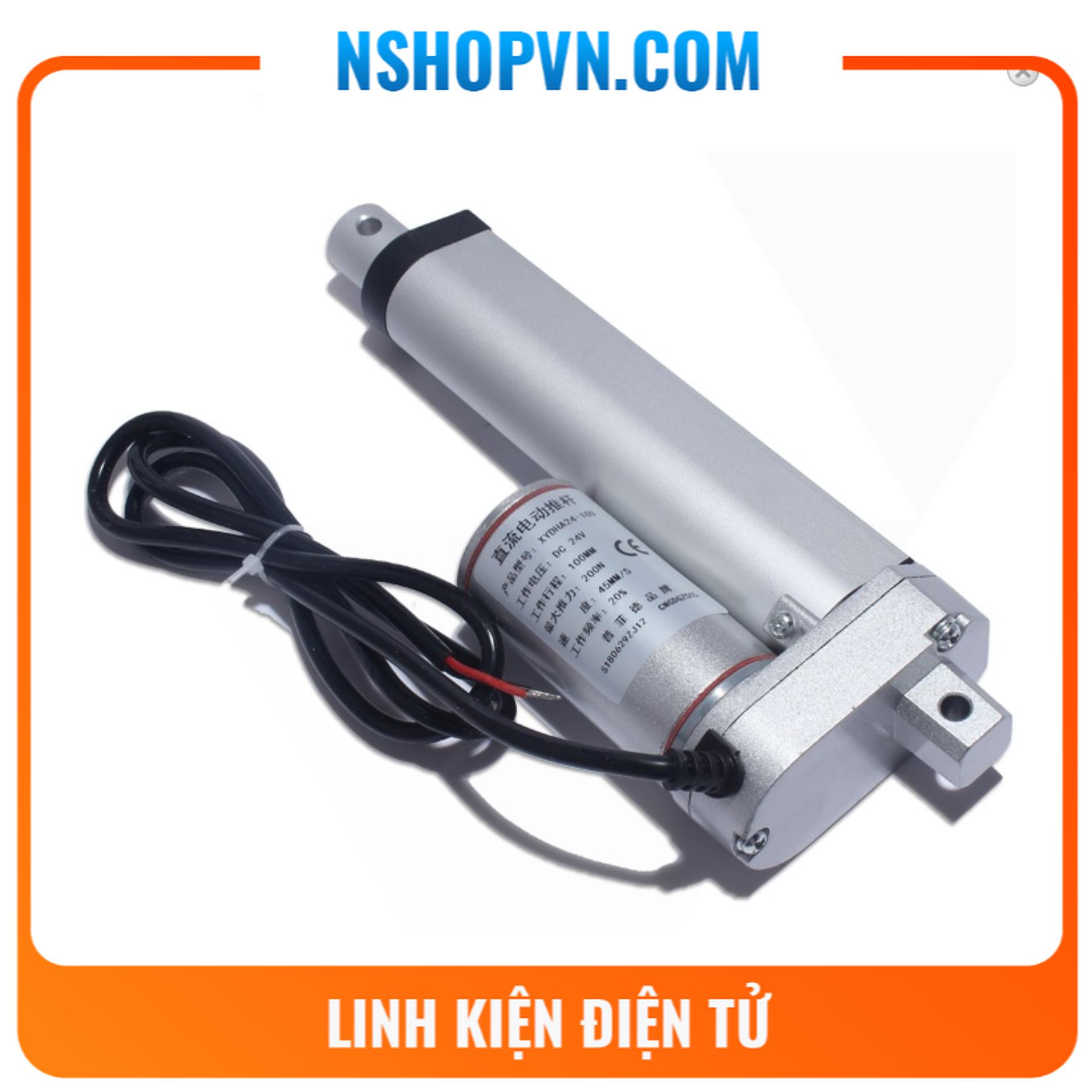 Xi lanh điện 12v hành trình 300mm-20mm/s