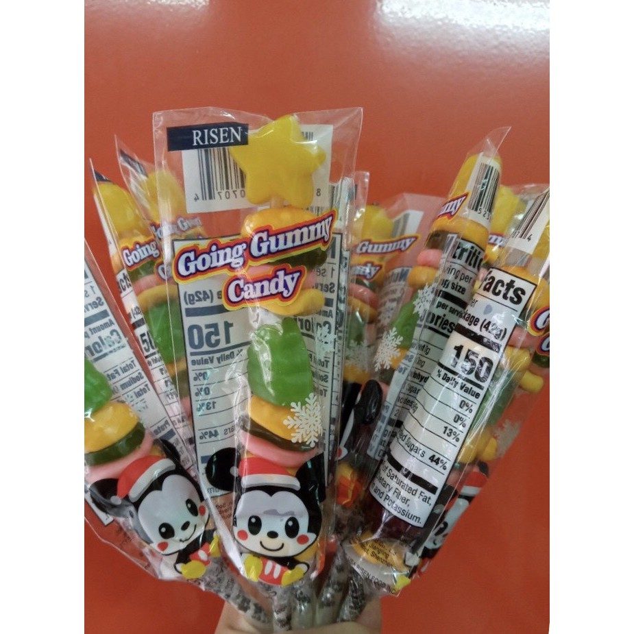 [HCM]10 Que Kẹo Dẻo Risen Xiên Que Gummy Going Candy