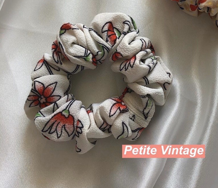 [HCM]COMBO 5 SCRUNCHIES HỌA TIẾT XINH XẮN HOTTREND