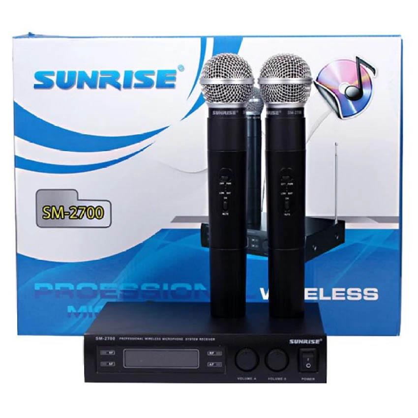 [HCM]Micro không dây Sunrise SM-2700 (Đen)