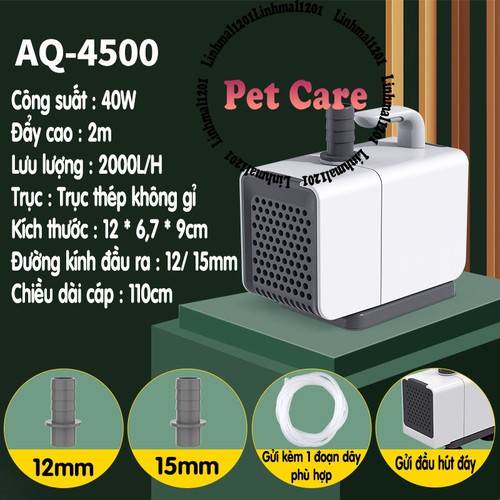 Máy bơm nước sobo aq-4500 - máy bơm nước bể cá