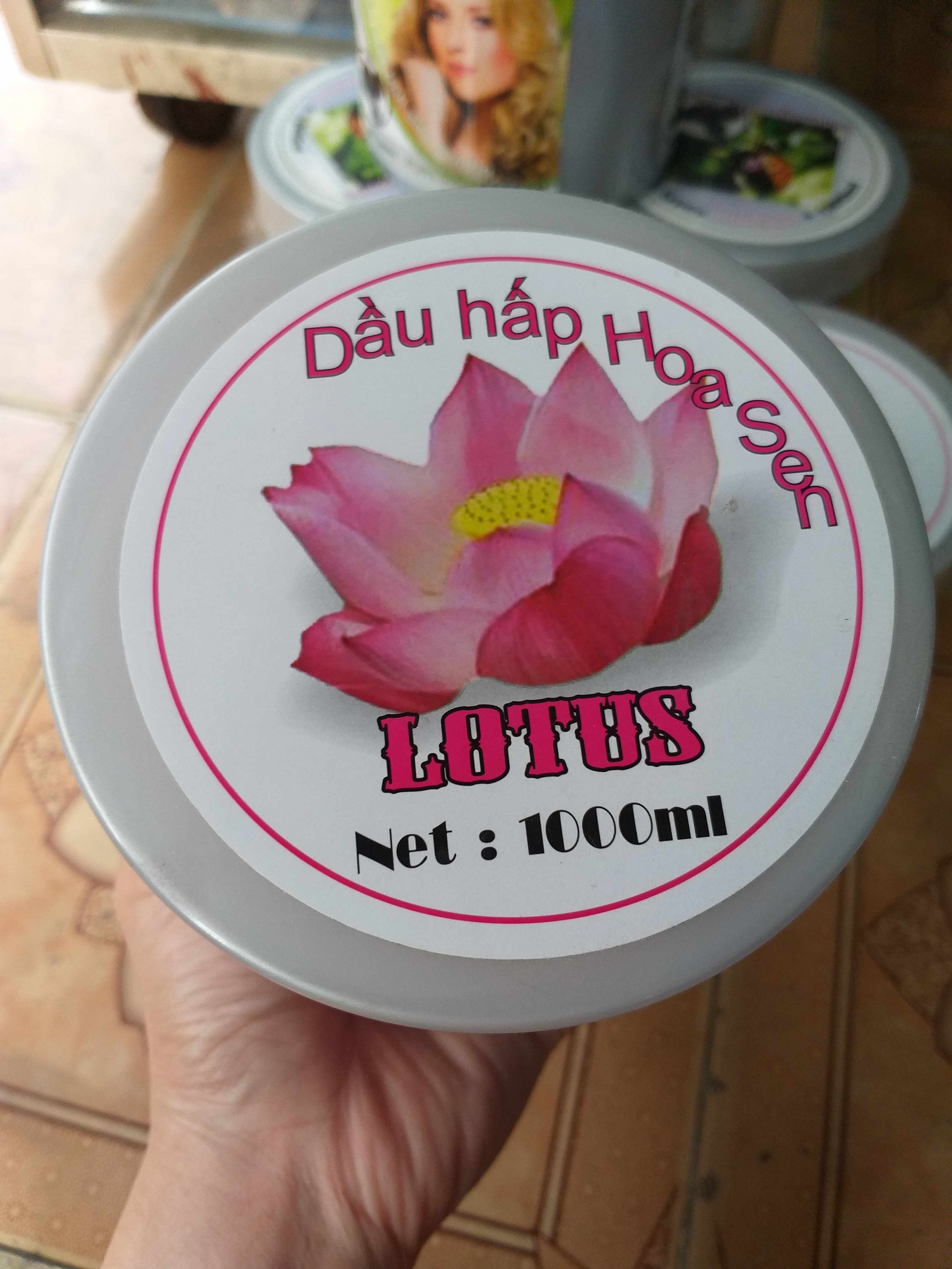 Dầu hấp dưỡng tóc hoa sen 1000ml