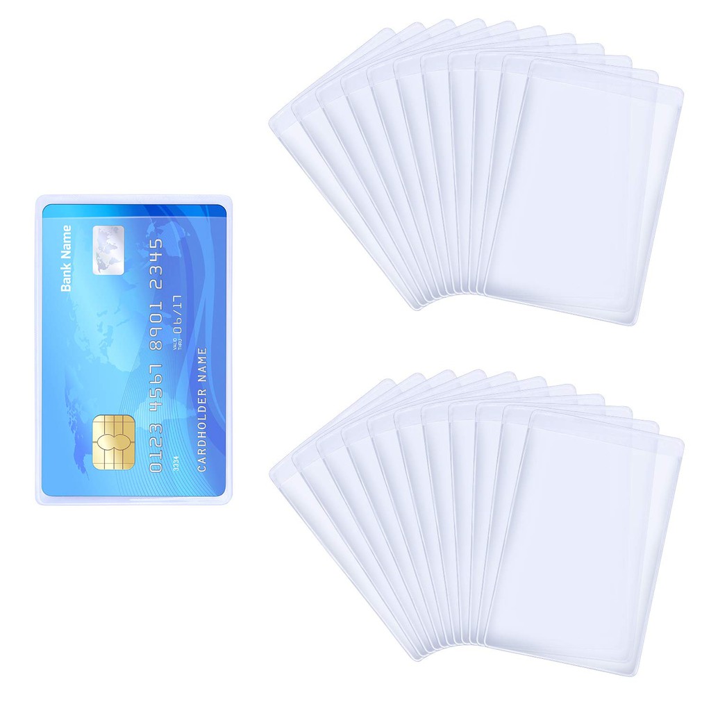 Combo 5 túi đựng card visit, thẻ atm, cccd (trong suốt)