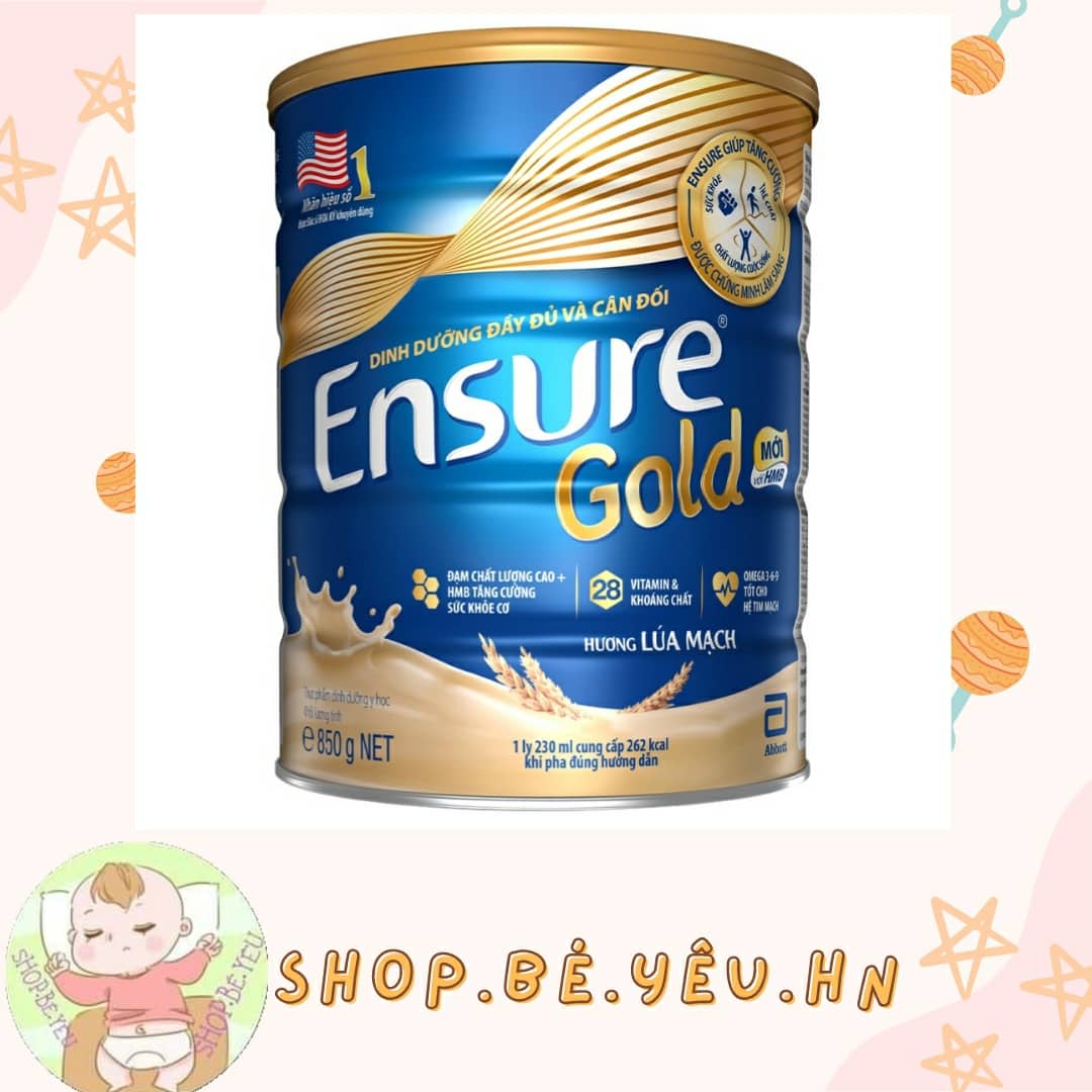 Sữa bột Ensure Gold Abbott 850g