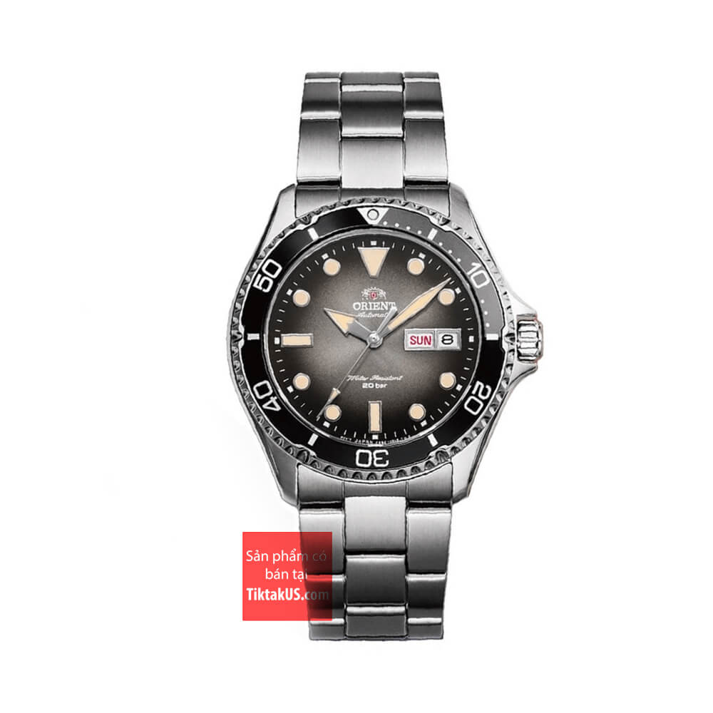 Đồng hồ nam dây thép Orient Mako 4 RA-AA0810N19B size 42mm kính sapphire dây thép vỏ thép không gỉ đồng hồ lặn chống nước 200m Tiktakus