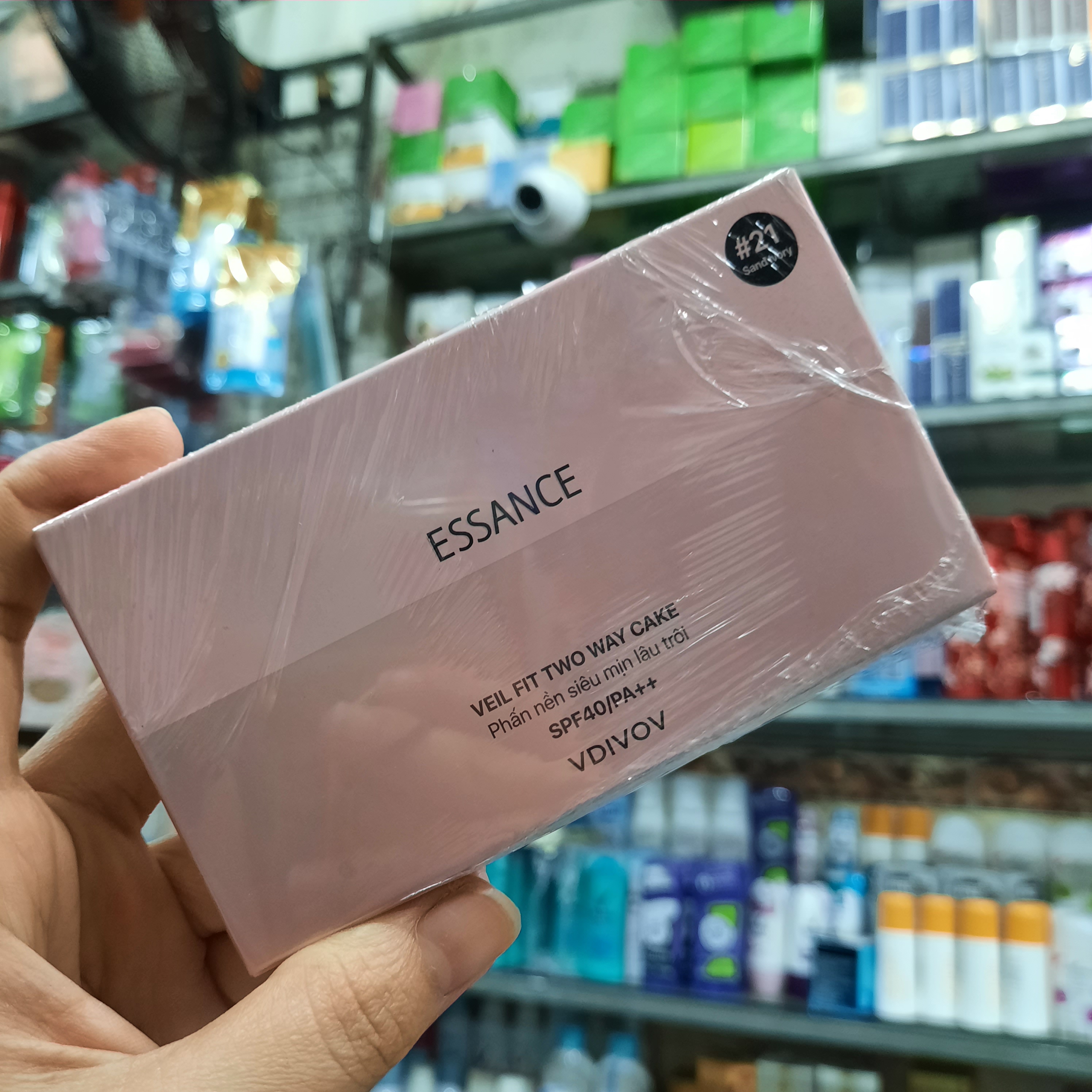 Phấn nền siêu mịn lâu trôi essance veil fit two way cake spf30/pa++ 11g