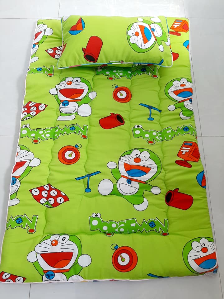 Bộ Nệm Cotton Chần Bông 2 Mặt Loại Dày