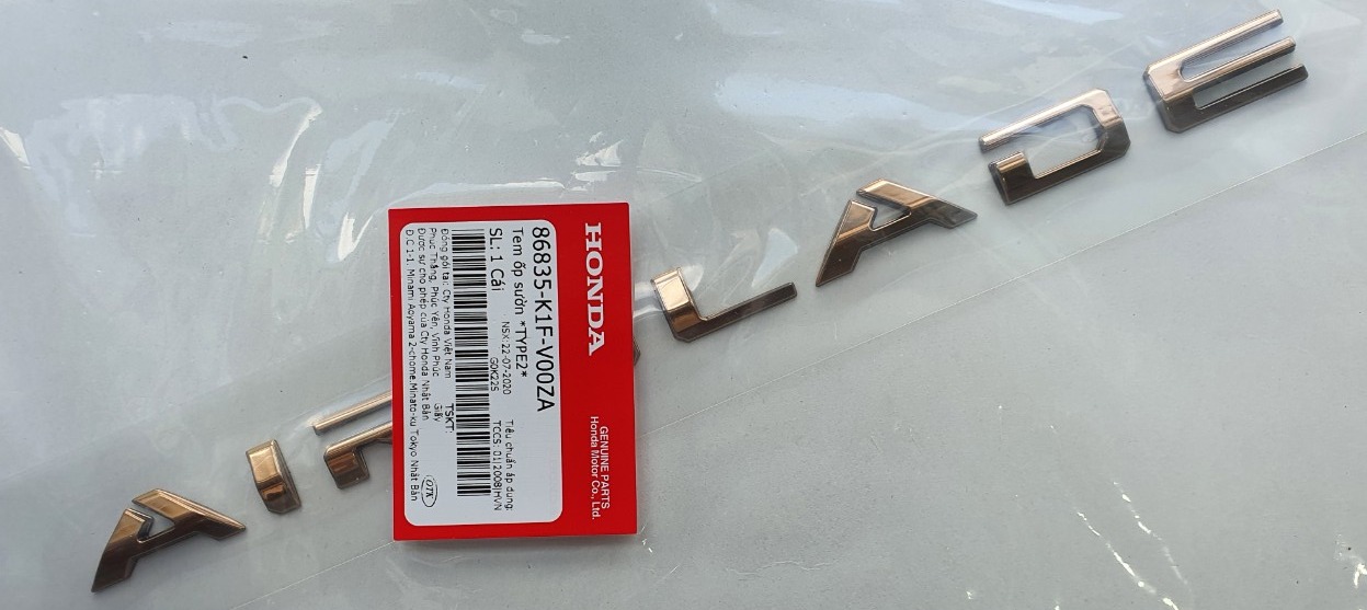 [HCM]BỘ TEM NỖI HONDA AIRBLADE 2020