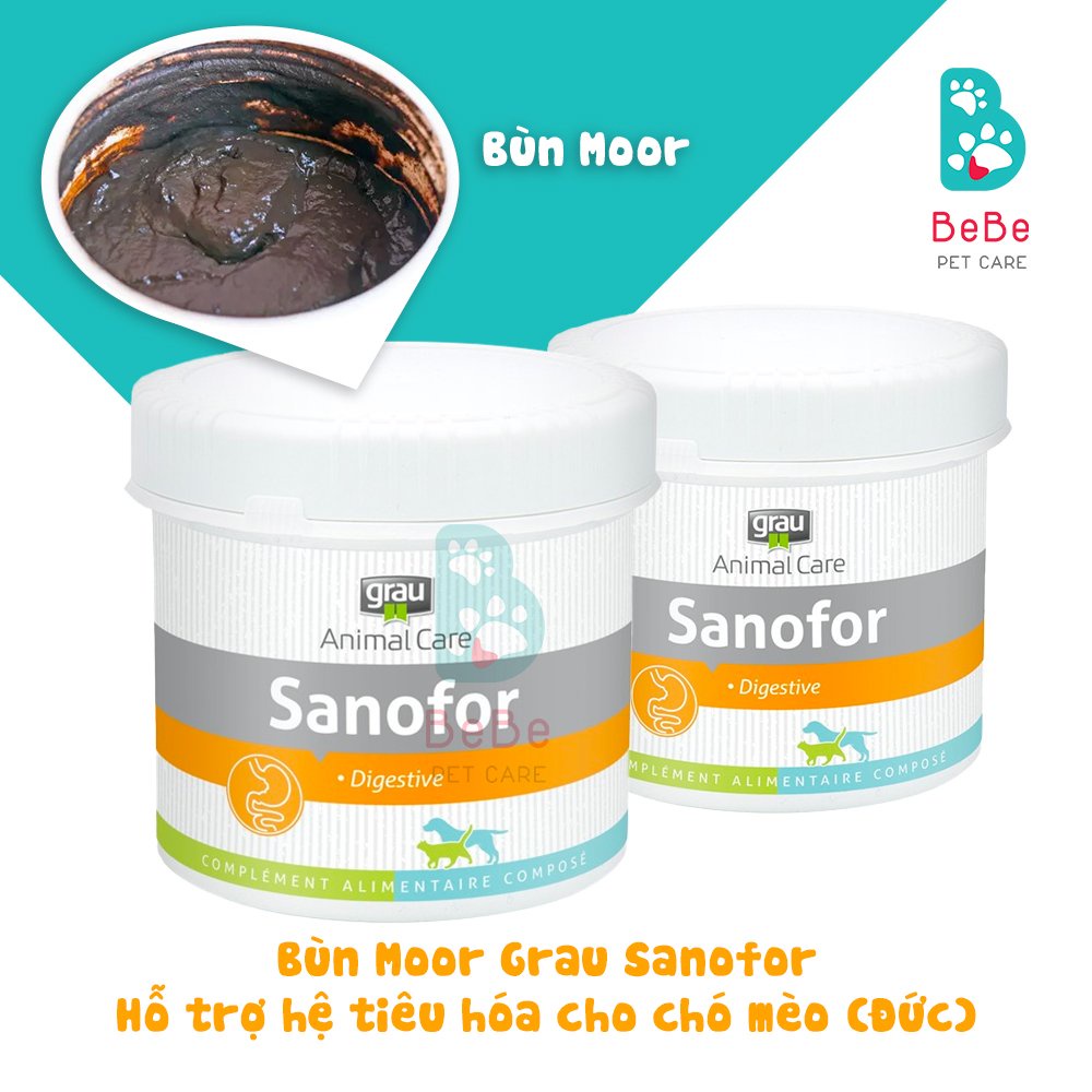 Grau sanofor - bùn moor hỗ trợ tiêu hoá - nhập khẩu từ đức