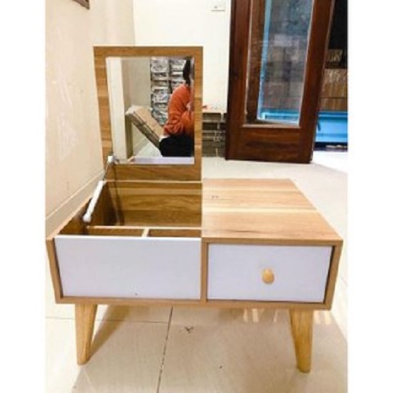 Bàn Trang Điểm Mini Ngồi Bệt Có Gương