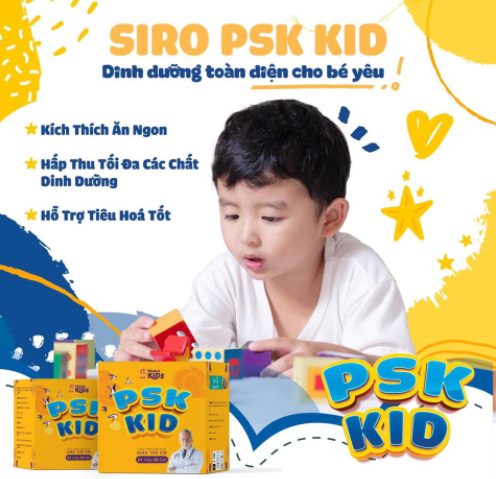 SIRO TRẺ EM PSK KID ( hộp 30 gói) chính hãng