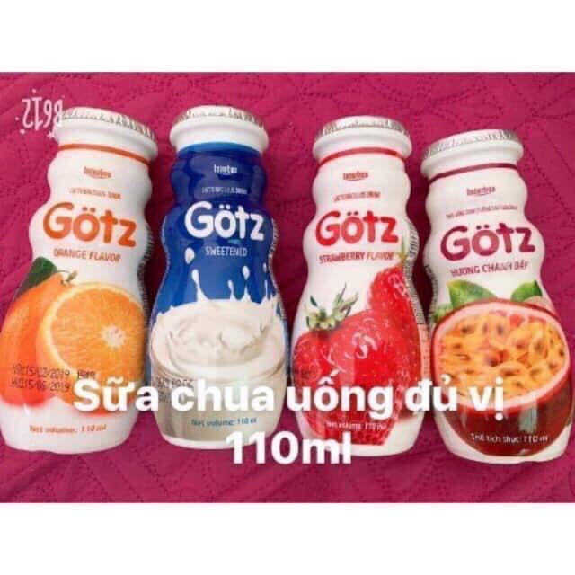 Combo 24 chai sữa chua uống Gotz đủ vị