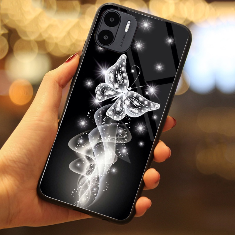 Ốp lưng kính 3d xiaomi redmi a1, a2, a1 plus, a2 plus phiên bản mới