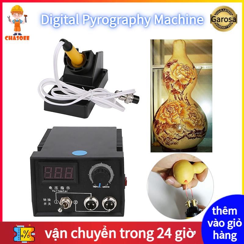 With Burning Pen Kit Dual Port Digital Pyrography Pen, Heating Solder Pen, for Wood